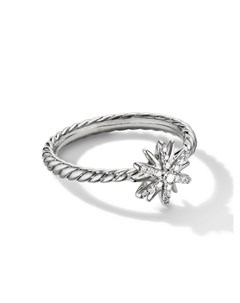 Серебряное кольцо Petite Starburst с бриллиантами David yurman
