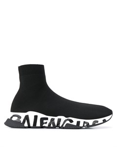 Кроссовки носки Speed с логотипом Balenciaga