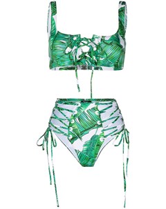 Плавки бикини Jungle с завышенной талией Noire swimwear