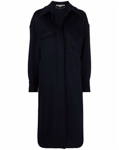 Однобортное шерстяное пальто Stella mccartney