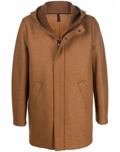 Шерстяное пальто с капюшоном Harris wharf london