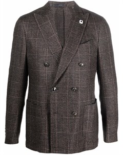 Двубортный шерстяной пиджак Lardini