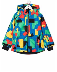 Куртка с абстрактным принтом Stella mccartney kids