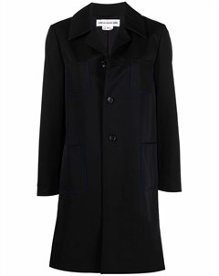 Пальто с карманами и контрастной отделкой Comme des garçons girl