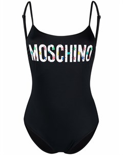 Плавки бикини с логотипом Moschino