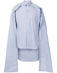 Рубашка с длинными рукавами и кейпом Comme des garcons shirt