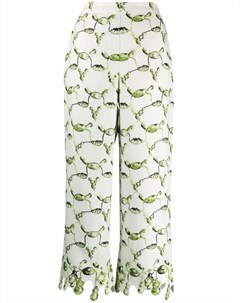 Укороченные брюки с цветочным принтом Rosie assoulin