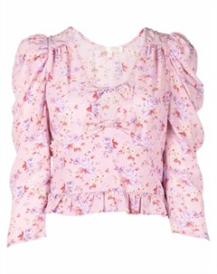 Блузка с цветочным принтом Loveshackfancy