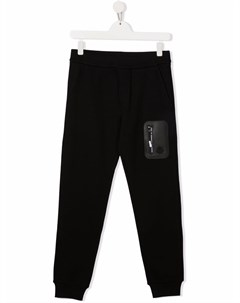 Спортивные брюки с карманами на молнии Moncler enfant