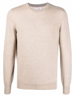 Кашемировый свитер с круглым вырезом Brunello cucinelli