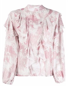 Блузка с оборками и цветочным принтом La seine & moi