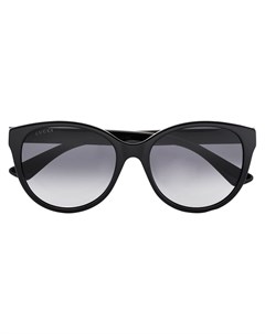Солнцезащитные очки в круглой оправе с логотипом Double G Gucci eyewear