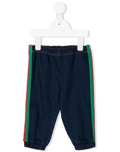 Спортивные брюки с отделкой Web Gucci kids