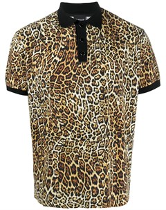Рубашка поло с леопардовым принтом Just cavalli