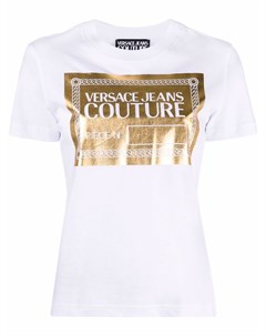 Футболка с логотипом Etichetta Versace jeans couture