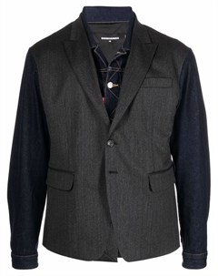 Пиджак с контрастными рукавами Dsquared2