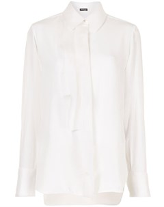 Шелковая блузка Tuxedo с длинными рукавами Kiton