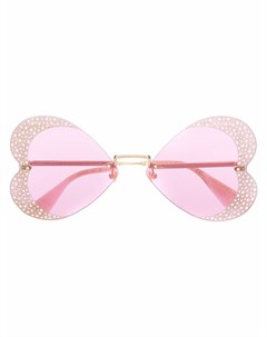 Солнцезащитные очки с кристаллами Gucci eyewear
