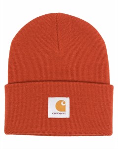 Шапка бини Watch Hat с нашивкой логотипом Carhartt wip