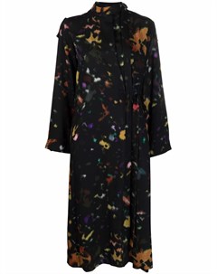 Платье рубашка с абстрактным принтом Kenzo