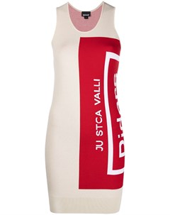 Платье вязки интарсия с логотипом Just cavalli