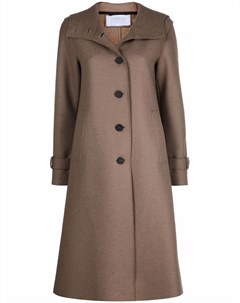 Пальто длины миди с капюшоном Harris wharf london