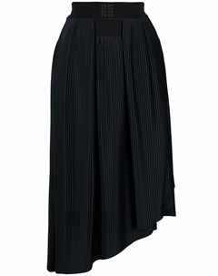 Плиссированная юбка миди асимметричного кроя Givenchy