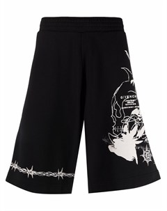 Спортивные шорты с принтом Gothic Givenchy
