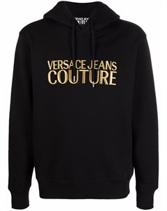 Худи с вышитым логотипом Versace jeans couture
