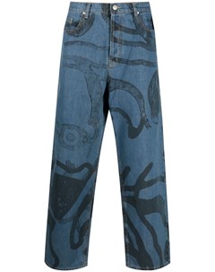Широкие джинсы K Tiger Kenzo