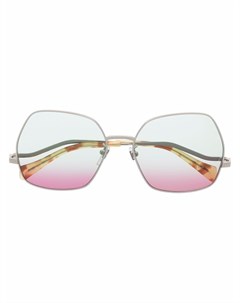 Массивные солнцезащитные очки с эффектом градиента Gucci eyewear