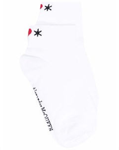 Носки вязки интарсия с логотипом Alexander mcqueen