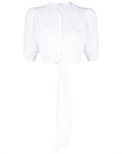 Укороченная блузка с английской вышивкой Charo ruiz ibiza