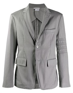 Однобортный пиджак с полосками 4 Bar Thom browne