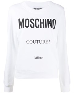 Толстовка с логотипом Couture Moschino