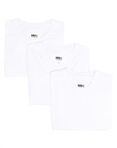 Комплект из трех футболок Mm6 maison margiela