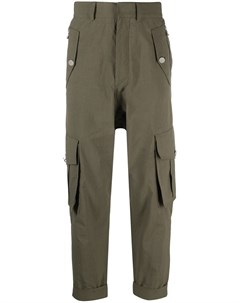 Укороченные брюки карго Balmain