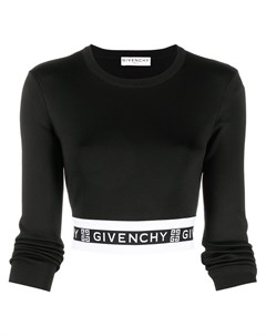 Укороченный топ с логотипом Givenchy