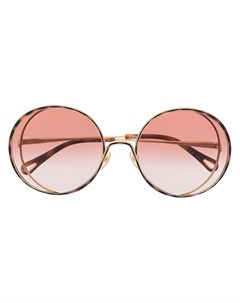 Солнцезащитные очки в круглой массивной оправе Chloé eyewear