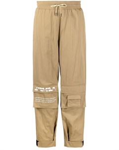 Зауженные брюки карго с эластичным поясом Off-white