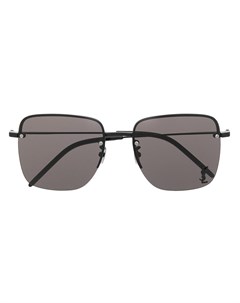 Солнцезащитные очки SL312M в квадратной оправе с монограммой Saint laurent eyewear