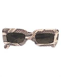 Солнцезащитные очки со змеиным принтом Gucci eyewear