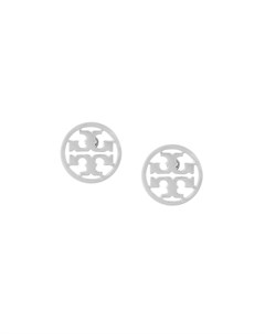 Круглые серьги с логотипом Tory burch