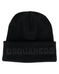 Шапка бини с вышитым логотипом Dsquared2