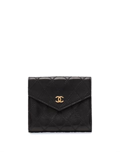 Стеганый кошелек 1995 го года с логотипом CC Chanel pre-owned