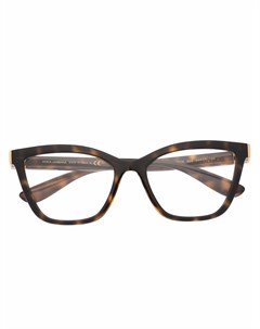 Очки в квадратной оправе черепаховой расцветки Dolce & gabbana eyewear
