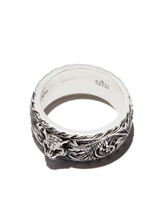 Декорированное серебряное кольцо Gucci
