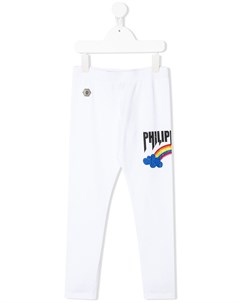Спортивные брюки с логотипом Philipp plein junior