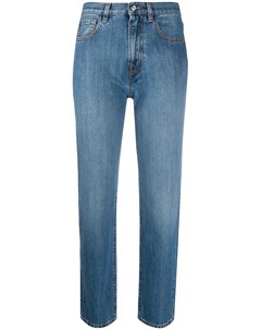 Укороченные джинсы прямого кроя Moncler