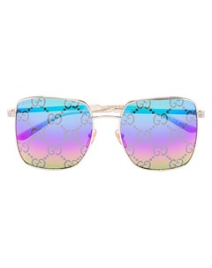 Солнцезащитные очки в квадратной оправе с монограммой GG Gucci eyewear